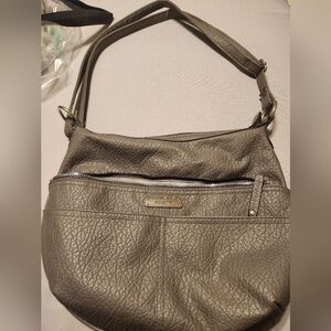 Rosetti Textured Shoulder Bag in Taupe